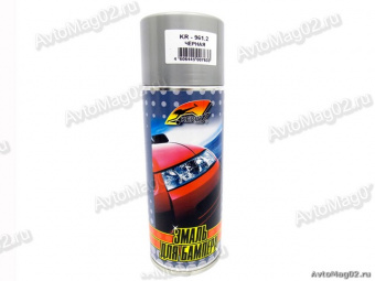 Эмаль (краска) для бампера  520мл  KERRY KR-961-2 (аэрозоль) чёрная