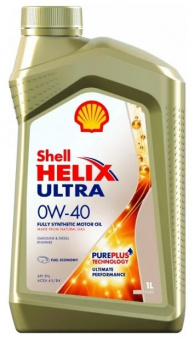 Масло моторное Shell Helix Ultra  0W-40 (синт) (серый)   1л