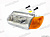 Блок фары 2114-15  Bosch ALRU   жёлтый поворотник    053-01  левый от интернет-магазина avtomag02.ru