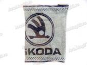 Полотенце махровое с надписью "SKODA"  40х56см от интернет-магазина avtomag02.ru