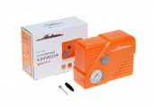 Компрессор AIRLINE SMART 12л/мин, 12V, 4А, 7атм, оранжевый в пластиковом корпусе от интернет-магазина avtomag02.ru