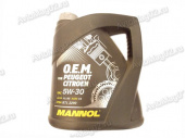 MANNOL   O.E.M. for PEUGEOT CITROEN 5W-30 (синт)  4л от интернет-магазина avtomag02.ru