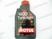 MOTUL 4100  Turbolight  10W-40 (техносинт.) дизельное масло  1л от интернет-магазина avtomag02.ru