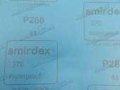 Бумага наждачная  280 водостойкая SMIRDEX  (23x28) от интернет-магазина avtomag02.ru