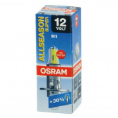 Лампа H1 12V  55W  OSRAM AllSeason Super +30% (всепогодная)  64150ALS от интернет-магазина avtomag02.ru