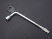 Ключ баллонный Г-образный 21мм х 375мм  Сервис Ключ 77773  кованый от интернет-магазина avtomag02.ru