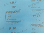 Бумага наждачная  120 водостойкая SMIRDEX  (23x28) от интернет-магазина avtomag02.ru