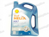 Масло моторное Shell Helix HX7 10W-40 п/синт (синий)   4л от интернет-магазина avtomag02.ru