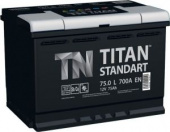 Аккумулятор 75 А*ч Титан Standart EN 700А (п.п.) от интернет-магазина avtomag02.ru