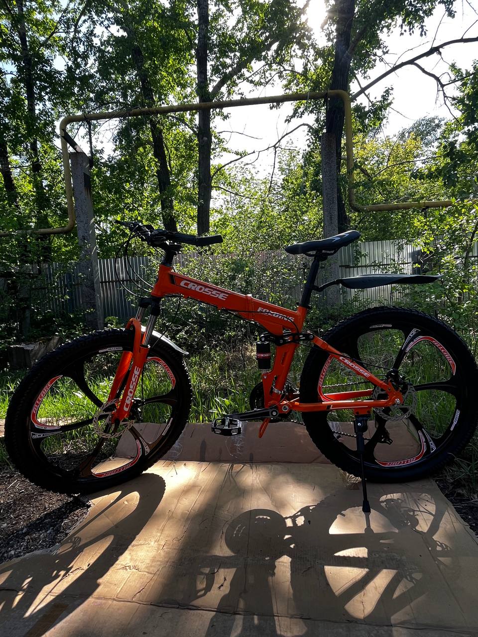 Велосипед "CROSSE FOLDING" Оранжевый