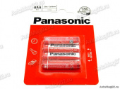 Батарейка ААА (мизинчиковая) PANASONIC R03-BC4   только по 4шт от интернет-магазина avtomag02.ru