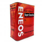 ENEOS Super Gasoline 10W-40 SL п/синт.  4л (ENEOS) от интернет-магазина avtomag02.ru