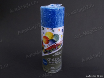Краска (эмаль) аэрозоль MagicLine 450мл  синяя  (2060) Металлик