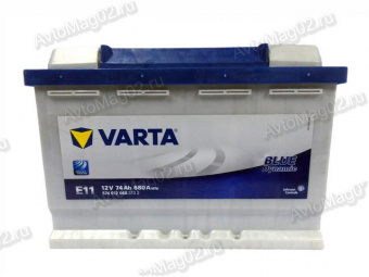 Аккумулятор 74 А*ч VARTA Blue Dynamic EN 680А 574012  (о.п.)