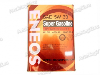 ENEOS  Super Gasoline  SM  5W-30  (синт)    4л