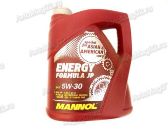 MANNOL Energy Formula JP 5W-30 (синт)  4л японских, корейских и американ. машин