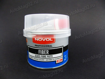 Шпатлевка NOVOL  Fiber   0,2кг со стекловолокном