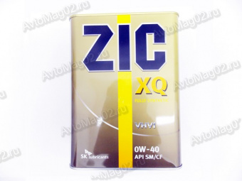 ZIC XQ  0W-40 SM (синт)   4л