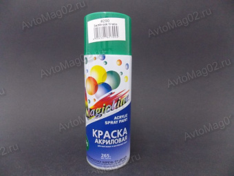 Краска (эмаль) аэрозоль MagicLine 450мл  зеленая "трава"  (290)
