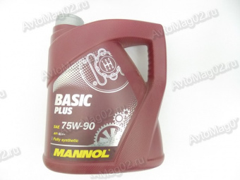 Масло трансмиссионное MANNOL 75W-90 Basic PLUS (GL-4) синтетика 4л