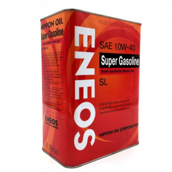 ENEOS Super Gasoline 10W-40 SL п/синт.  4л (ENEOS)