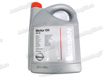 NISSAN  Motor Oil   5W-40  (синт) масло моторное  5л
