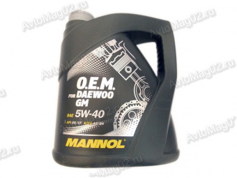 MANNOL   O.E.M. for DAEWOO GM 5W-40(синт)  4л