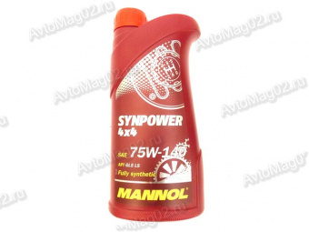 Масло трансмиссионное MANNOL 75W-140 Synpower (GL-5) синтетика 1л