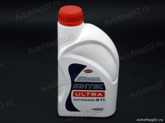 Антифриз SINTEC  ULTRA -45 С*, G-11 Красный 1л