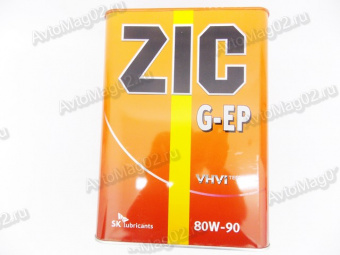 ZIC 80W-90 G-EP GL-4  полусинтетическое  трансмиссионное масло  4л