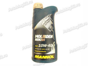 MANNOL MOLIBDEN Benzin 10W-40 (п/с)   1л