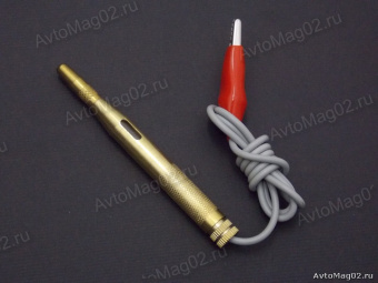 Пробник автомобильный 6-24V Сервис Ключ 70667  усиленный (игла) (блист.)