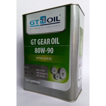 Масло трансмиссионное GT GEAR OIL 80W-90 GL-5 п/синт.  4л Корея