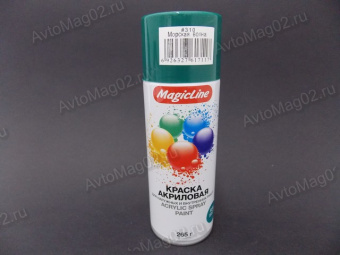 Краска (эмаль) аэрозоль MagicLine 450мл  зеленая "морская волна"  (310)