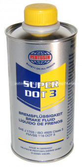 Pentosin Super DOT 3 жидкость тормозная (0,5л)