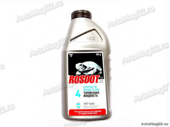 Тормозная жидкость  РОС-ДОТ-4 (ROSDOT4)  455г  (Дзержинск)