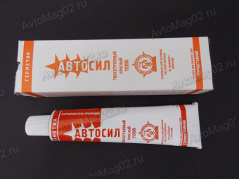 Герметик прокладка  Автосил (Казань)  11390  100г  (красный, высокотемпературный)