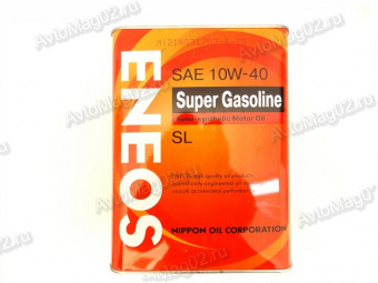 ENEOS Super Gasoline SL 10W-40  полусинтетическое  4л