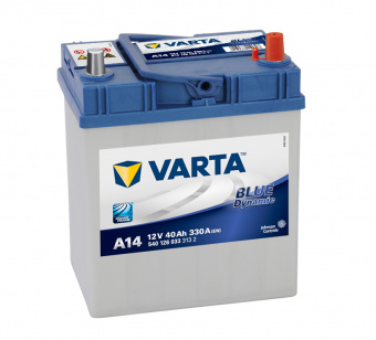 Аккумулятор  40 А*ч  VARTA  Blue Dynamic EN 330A 540126  (о.п.)