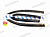 Ветровики Daewoo Matiz клеющиеся, накладные SIB от интернет-магазина avtomag02.ru