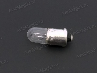 Лампа цокольная 12В  4W (BA9s, T4W, индикаторная) белая  OSRAM 3893