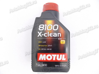 MOTUL 8100  X-clean  5W-30 (C3) (синт)   1л