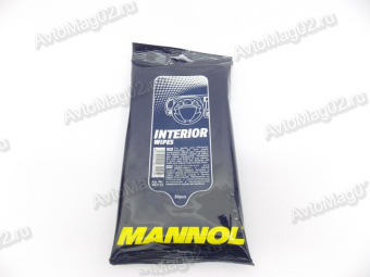 Салфетки влажные (30 шт в мягк.упак.) MANNOL  1125  для пластика