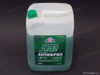 Антифриз AGA Z42 (-42C) AGA050Z  зелёный  10кг