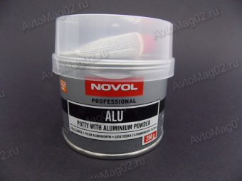 Шпатлевка NOVOL  Alu   0,25кг с алюминиевой пылью
