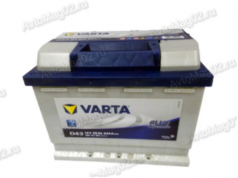 Аккумулятор  60 А*ч  VARTA  Blue Dynamic  EN 540А 560127  (п.п.)