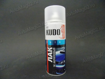 Лак акриловый KUDO   520мл (аэрозоль) KU-9010