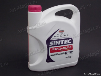 Антифриз SINTEC  PREMIUM- -40 С*, G-12 Красный 5л