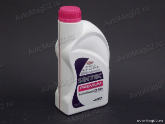 Антифриз SINTEC  PREMIUM- -40 С*, G-12 Красный 1л
