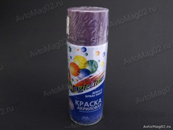 Краска (эмаль) аэрозоль MagicLine 450мл  фиолетовая-темно  (380)
